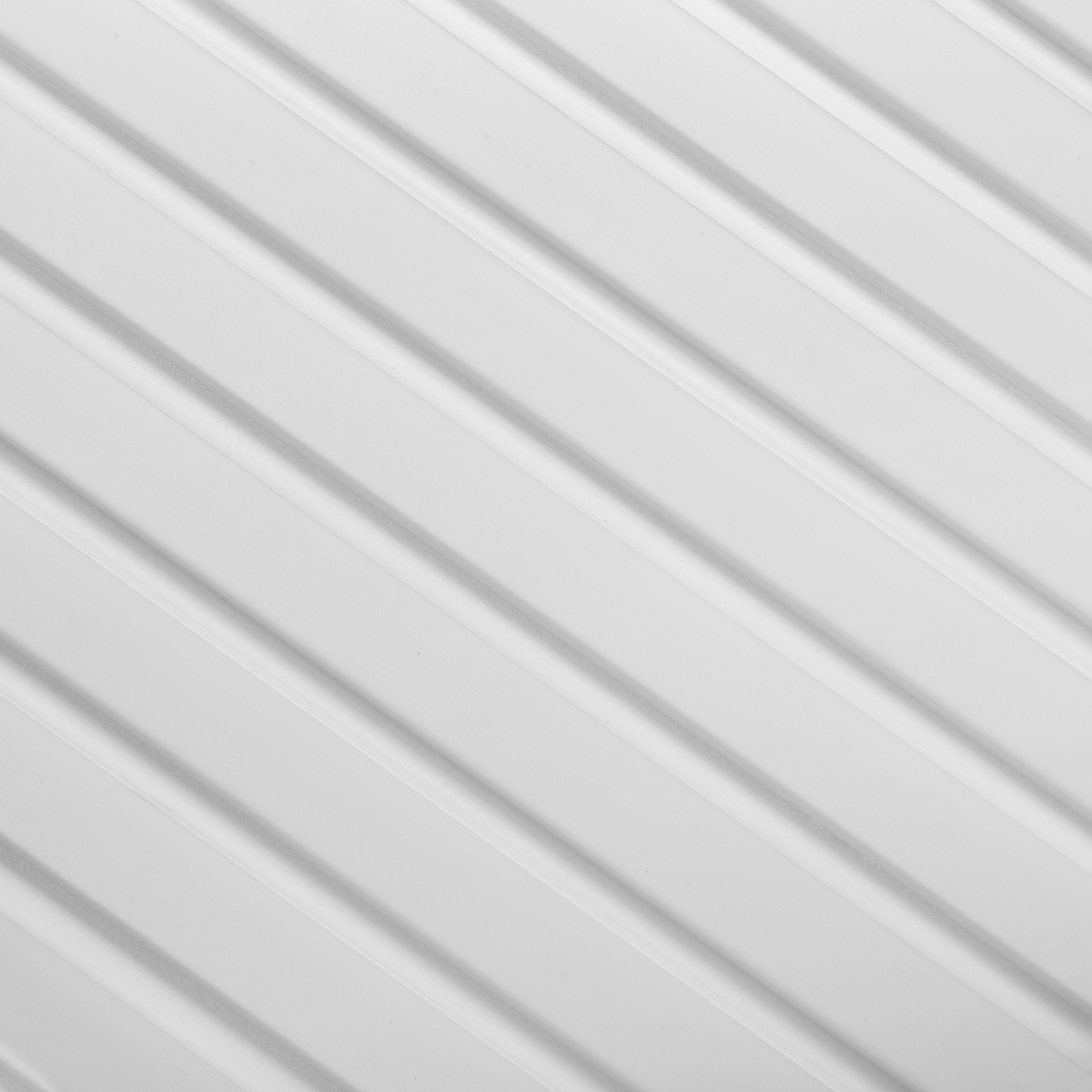 Panou riflat 3D Lamelli Medio, White, 270x12 cm, Mardom Decor